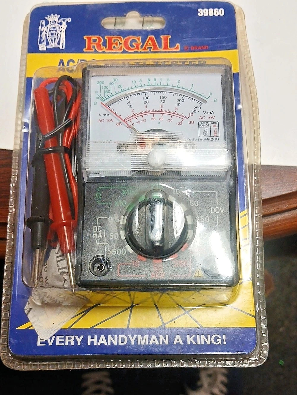 Regal AC/DC Multi Tester Gray & Black